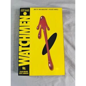 Watchmen Graphic Novel Comic by Alan Moore Dave Gibbons DC Comics paperback